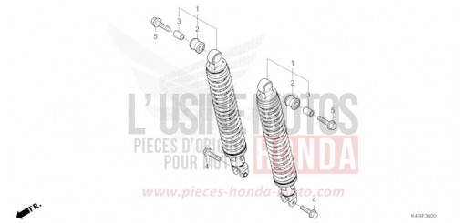 REAR CUSHION NSS125ADT de 2026